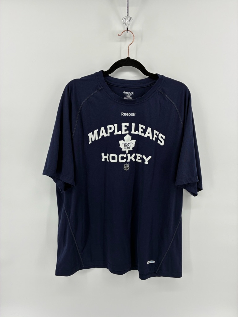 Reebok Maple Leafs Navy Hockey T-Shirt